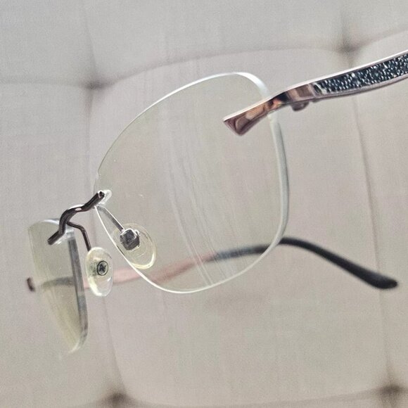 Adrienne Vittadini Accessories - Adrienne Vittadini Rim Less Glasses Women Eyeglasses Frame Brown 53[]17 140